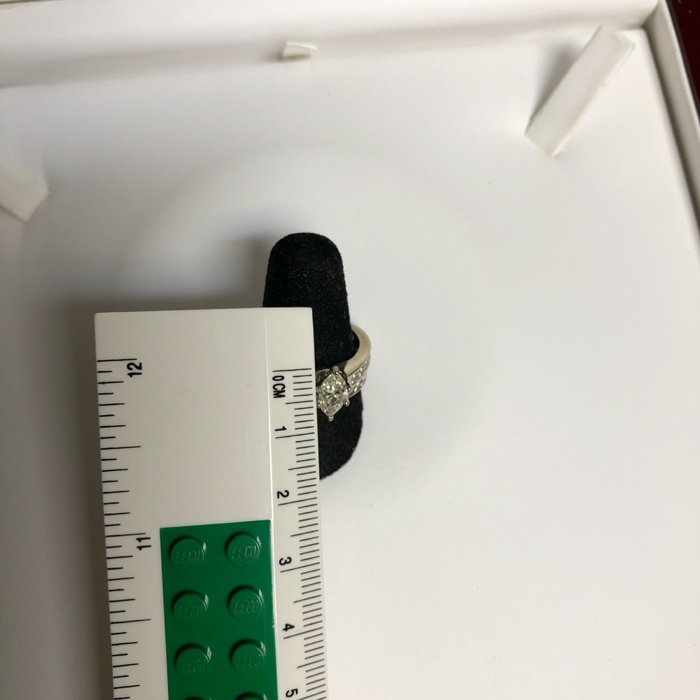 Marquis Natural Diamond Engagement Ring - Picture 7 of 12